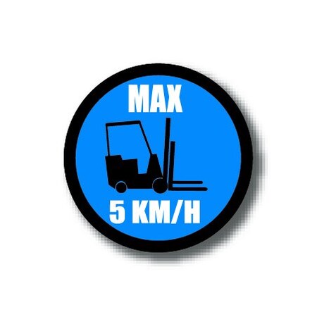 Ergomat 16in CIRCLE SIGNS - Max 5 KM/H DSV-SIGN 256 #1712 -UEN